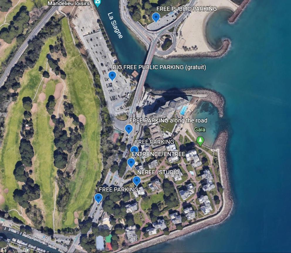 Garden And Beach Sea View Apartment Cannes มองเดอลิเยอลานาปูล ภายนอก รูปภาพ