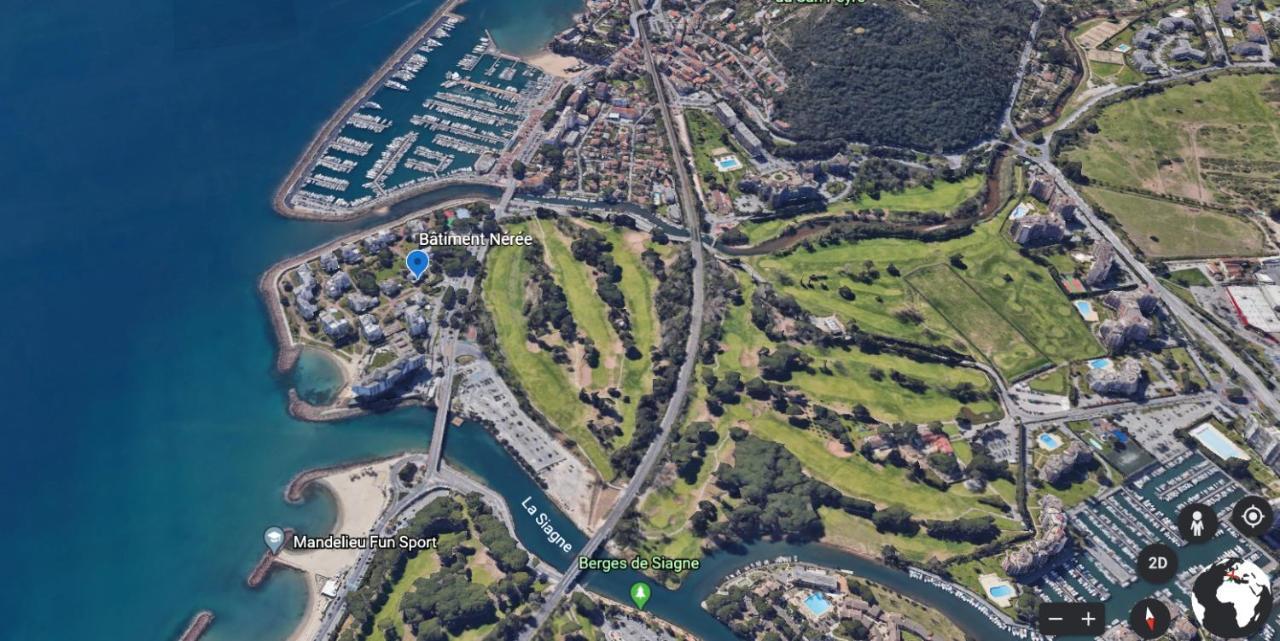 Garden And Beach Sea View Apartment Cannes มองเดอลิเยอลานาปูล ภายนอก รูปภาพ